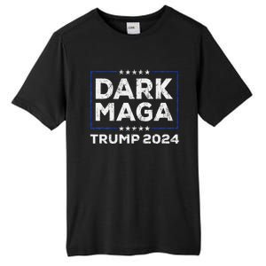 Trump 2024 Yard Sign Dark Maga Trump Tall Fusion ChromaSoft Performance T-Shirt