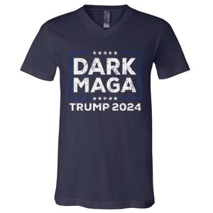 Trump 2024 Yard Sign Dark Maga Trump V-Neck T-Shirt