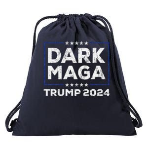 Trump 2024 Yard Sign Dark Maga Trump Drawstring Bag