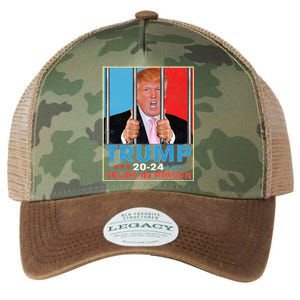 Trump 2024 Years In Prison Funny Anti Trump Legacy Tie Dye Trucker Hat