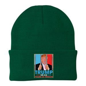 Trump 2024 Years In Prison Funny Anti Trump Knit Cap Winter Beanie