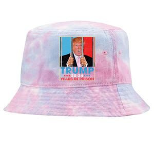 Trump 2024 Years In Prison Funny Anti Trump Tie-Dyed Bucket Hat