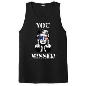 Trump 2024 You Missed Funny Donald Trump PosiCharge Competitor Tank