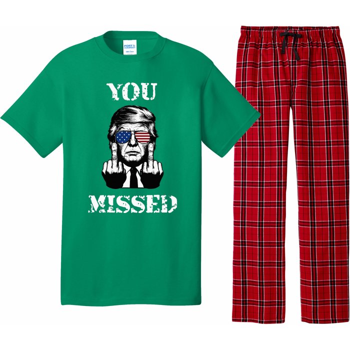 Trump 2024 You Missed Funny Donald Trump Pajama Set