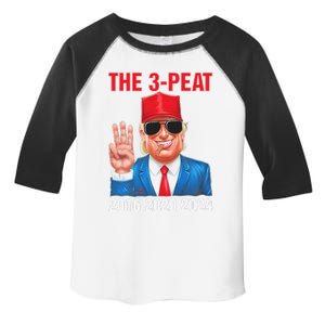 The 3peat 2016 2020 2024 Funny Election Toddler Fine Jersey T-Shirt