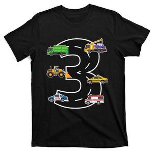 Three 3yr 3rd Birthday 3 Years Old 3 Birthday Decoration T-Shirt