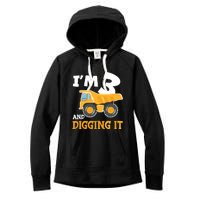 Three 3yr 3rd Birthday Construction Boy 3 Years Old Women's Fleece Hoodie