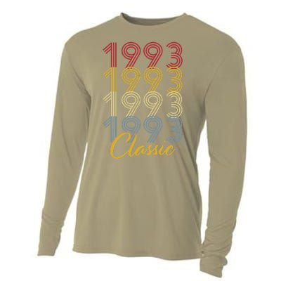 Turning 30 Birthday Decorations 30th BDay 1993 Birthday Cooling Performance Long Sleeve Crew