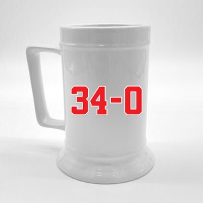 Trump 34 Counts Trump 34 Trump Guilty Trump Guilty 34 Counts Beer Stein