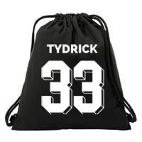 Tydrick 33 Football Sports Game Day Athletic Player Drawstring Bag