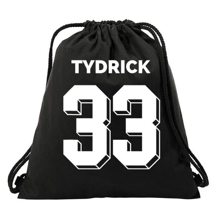 Tydrick 33 Football Sports Game Day Athletic Player Drawstring Bag