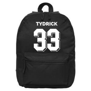 Tydrick 33 Football Sports Game Day Athletic Player 16 in Basic Backpack