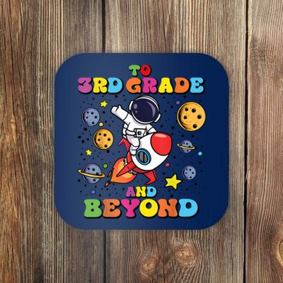 To 3rd Grade And Beyond Third Grade Astronaut Back To School Coaster