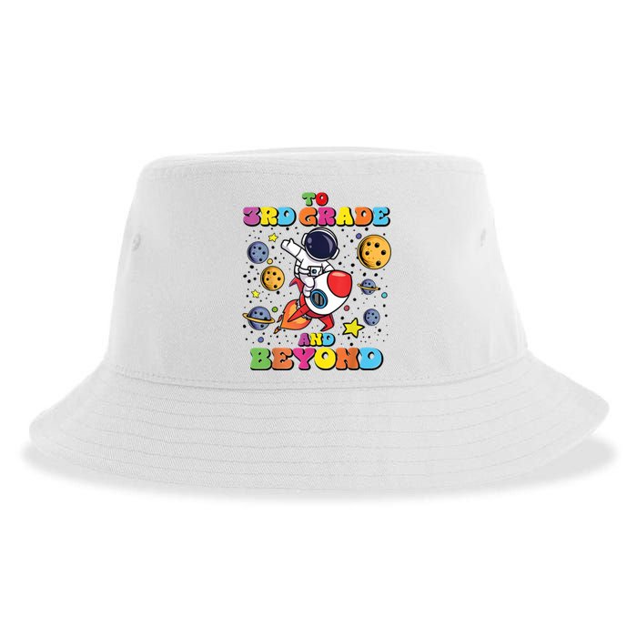 To 3rd Grade And Beyond Third Grade Astronaut Back To School Sustainable Bucket Hat