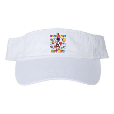 To 3rd Grade And Beyond Third Grade Astronaut Back To School Valucap Bio-Washed Visor