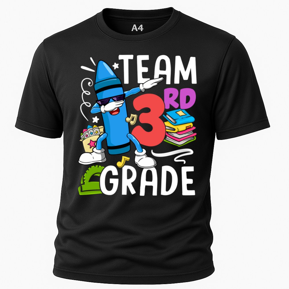 Team 3Rd Grade Cute Third Grade Teacher Gift Cooling Performance Crew T-Shirt