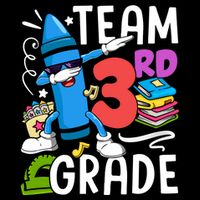 Team 3Rd Grade Cute Third Grade Teacher Gift Cooling Performance Crew T-Shirt
