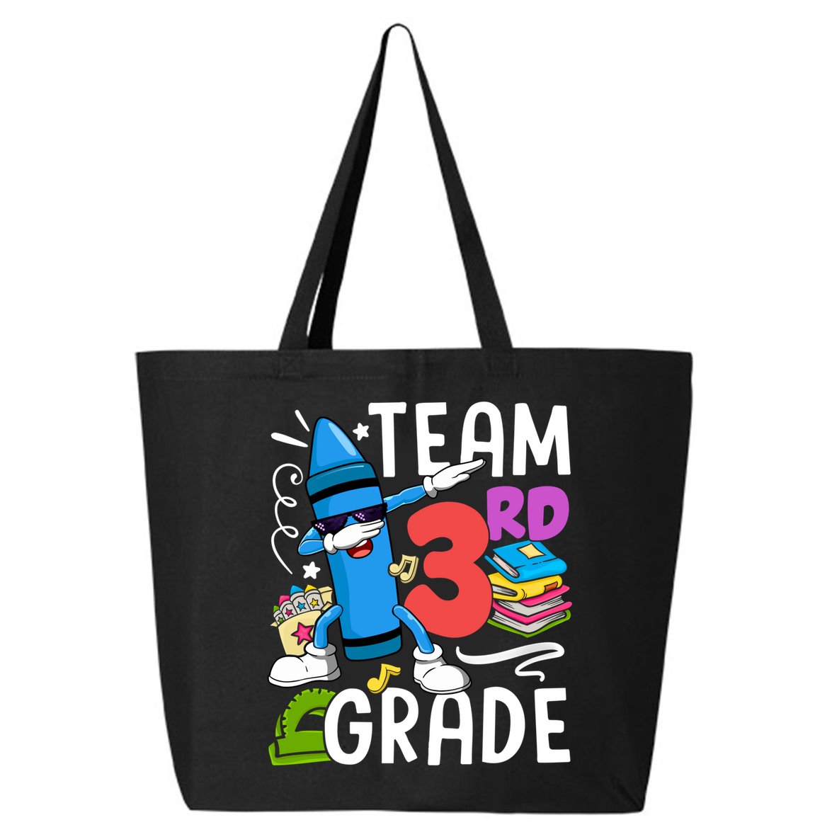 Team 3Rd Grade Cute Third Grade Teacher Gift 25L Jumbo Tote