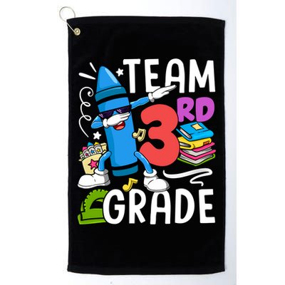 Team 3Rd Grade Cute Third Grade Teacher Gift Golf Towel