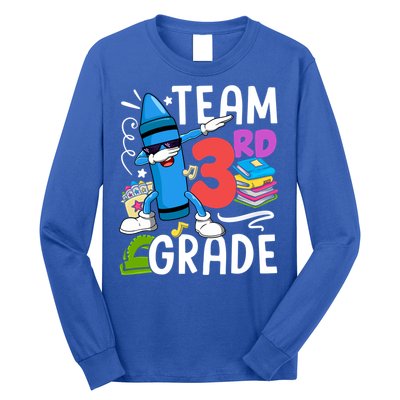 Team 3Rd Grade Cute Third Grade Teacher Gift Long Sleeve Shirt