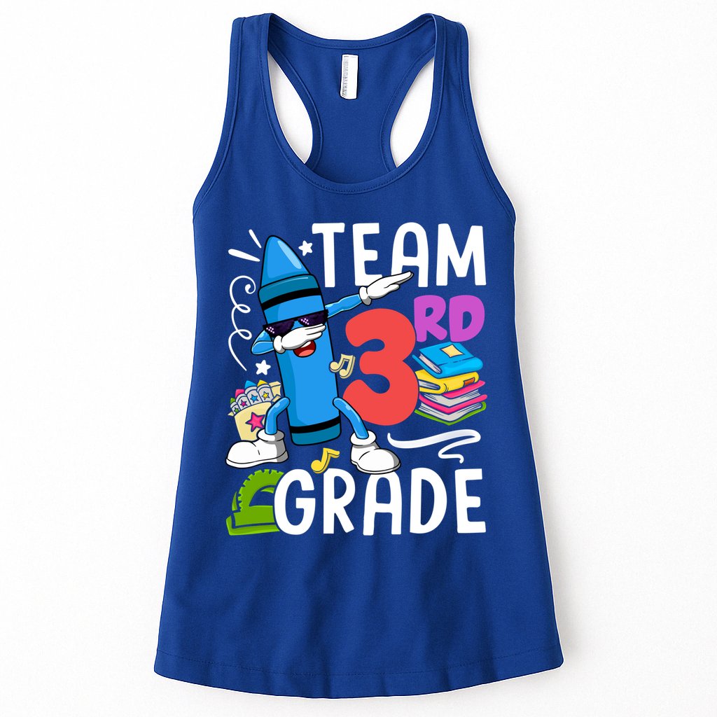 Team 3Rd Grade Cute Third Grade Teacher Gift Womens Tank Top