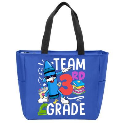 Team 3Rd Grade Cute Third Grade Teacher Gift Zip Tote Bag
