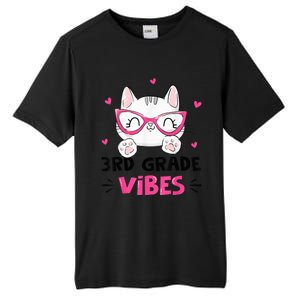 Third 3rd Grade Vibes Back to School Cute Cat Cute For Girls Tall Fusion ChromaSoft Performance T-Shirt