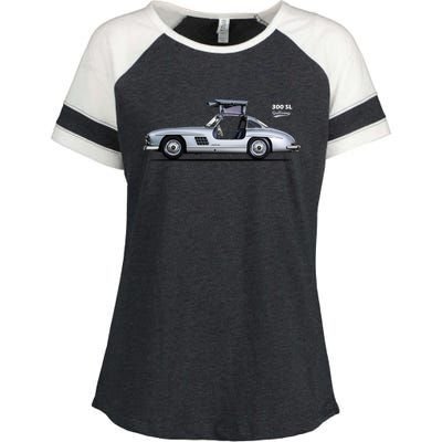 The 300 Sl Gullwing Enza Ladies Jersey Colorblock Tee