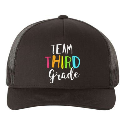 Team 3rd Third Grade Teacher Back To School Yupoong Adult 5-Panel Trucker Hat