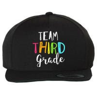 Team 3rd Third Grade Teacher Back To School Wool Snapback Cap