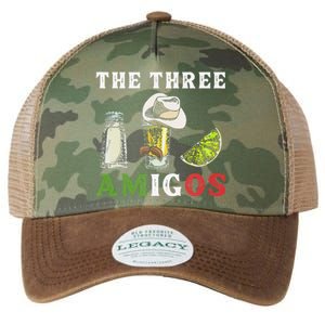 The 3 Three Amigos Funny Salt Tequila & Lime Fiesta Legacy Tie Dye Trucker Hat