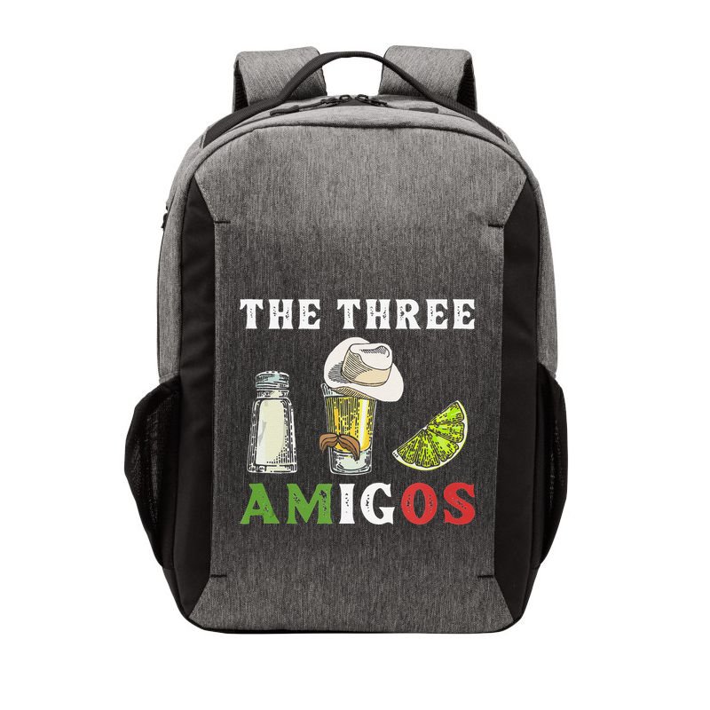 The 3 Three Amigos Funny Salt Tequila & Lime Fiesta Vector Backpack