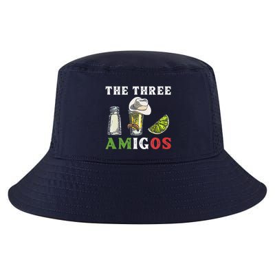 The 3 Three Amigos Funny Salt Tequila & Lime Fiesta Cool Comfort Performance Bucket Hat