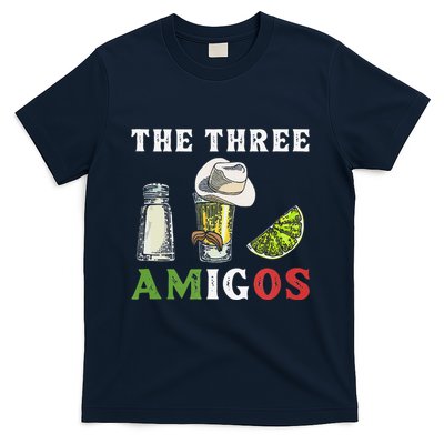 The 3 Three Amigos Funny Salt Tequila & Lime Fiesta T-Shirt