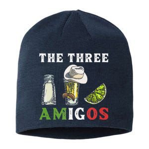 The 3 Three Amigos Funny Salt Tequila & Lime Fiesta Sustainable Beanie