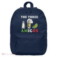 The 3 Three Amigos Funny Salt Tequila & Lime Fiesta 16 in Basic Backpack