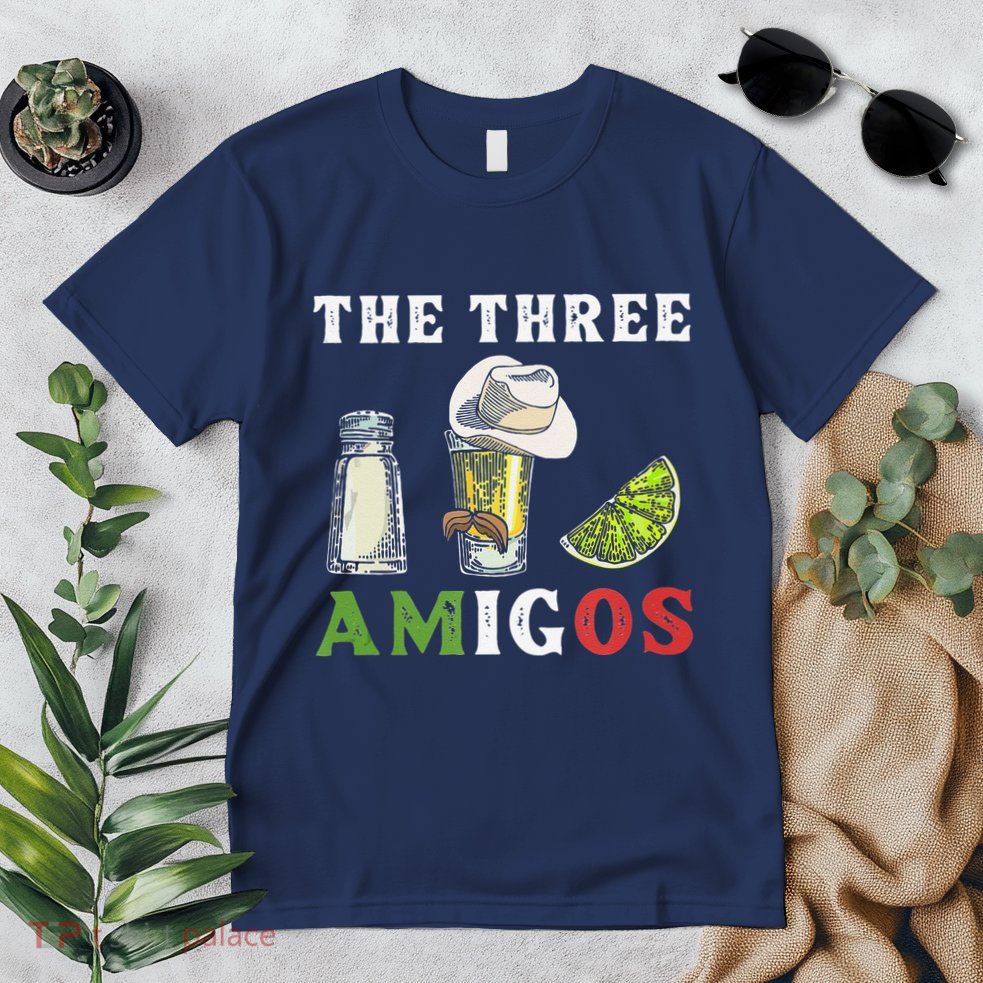 The 3 Three Amigos Funny Salt Tequila & Lime Fiesta Premium T-Shirt