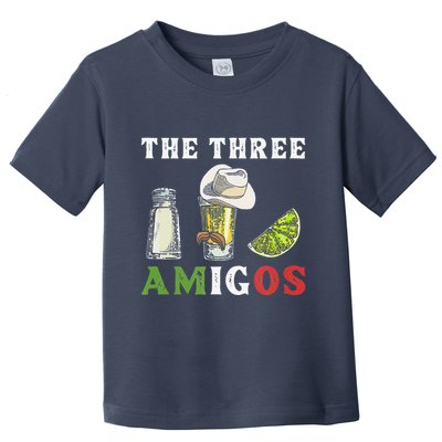 The 3 Three Amigos Funny Salt Tequila & Lime Fiesta Toddler T-Shirt
