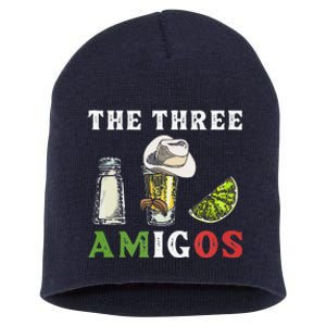 The 3 Three Amigos Funny Salt Tequila & Lime Fiesta Short Acrylic Beanie