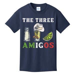 The 3 Three Amigos Funny Salt Tequila & Lime Fiesta Kids T-Shirt