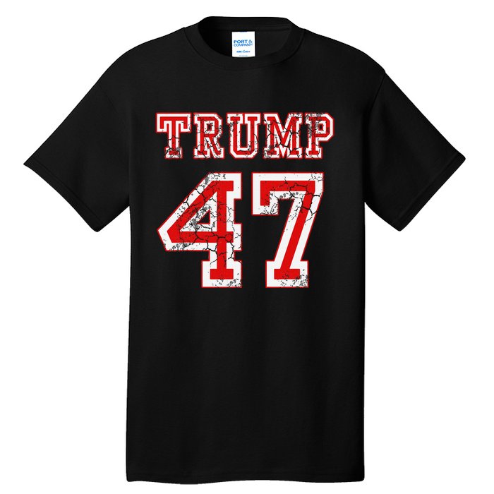 Trump 47 2024 Election Republican Conservative Tall T-Shirt