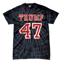 Trump 47 2024 Election Republican Conservative Tie-Dye T-Shirt