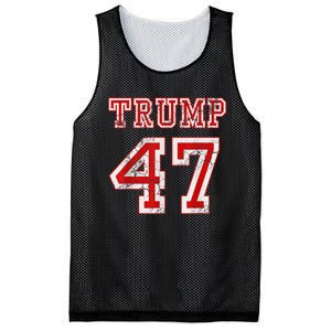 Trump 47 2024 Election Republican Conservative Mesh Reversible Basketball Jersey Tank