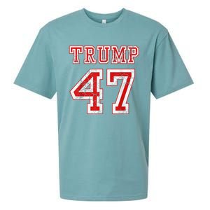 Trump 47 2024 Election Republican Conservative Sueded Cloud Jersey T-Shirt