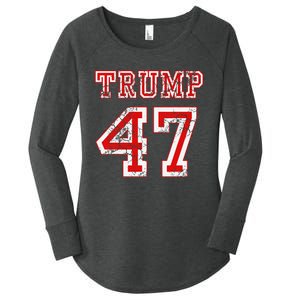 Trump 47 2024 Election Republican Conservative Wo Women's Perfect Tri Tunic Long Sleeve Shirt