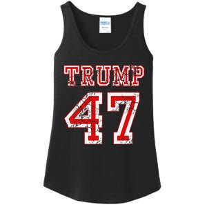 Trump 47 2024 Election Republican Conservative Wo Ladies Essential Tank