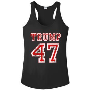 Trump 47 2024 Election Republican Conservative Wo Ladies PosiCharge Competitor Racerback Tank