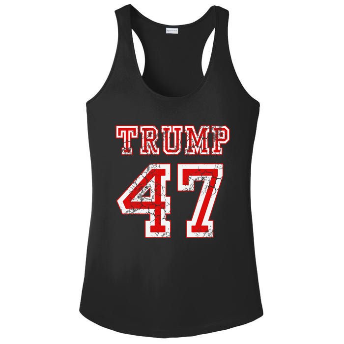 Trump 47 2024 Election Republican Conservative Wo Ladies PosiCharge Competitor Racerback Tank