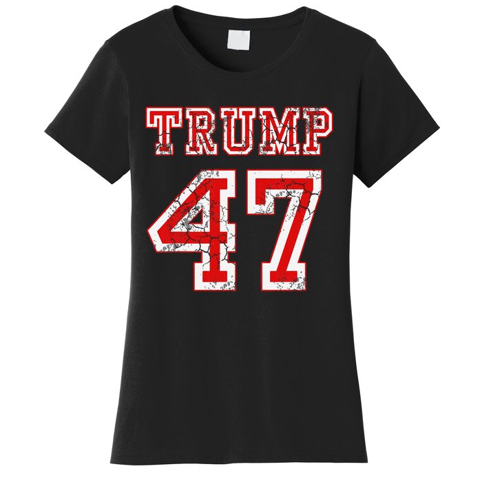 Trump 47 2024 Election Republican Conservative Wo Women's T-Shirt