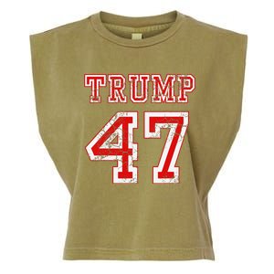 Trump 47 2024 Election Republican Conservative Wo Garment-Dyed Women's Muscle Tee